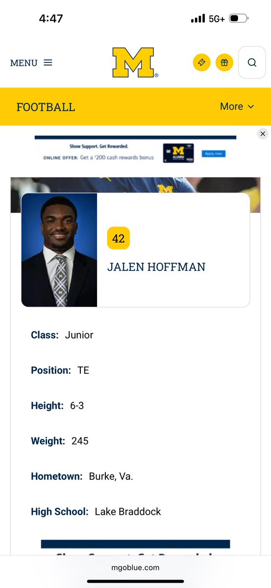 ⬆️ 10lbs 〽️ #GoBlue