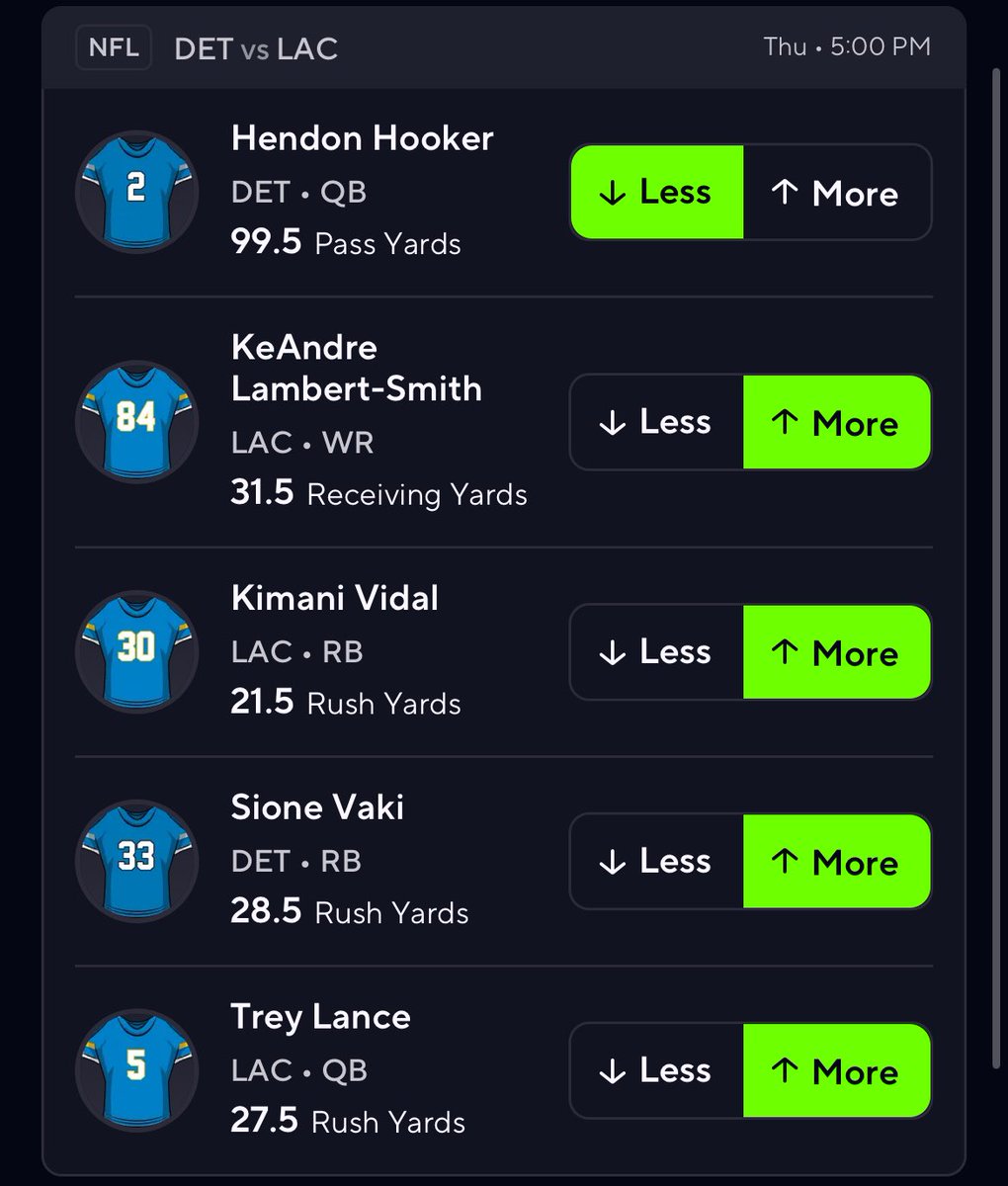 First <a href="/PrizePicks/">PrizePicks</a> selections of the 2025 NFL season! Be sure to download the app and use the code GUILTY to get $50 instantly after you play your first $5 lineup! <a href="/bluewirepods/">Blue Wire</a> #BoltUp