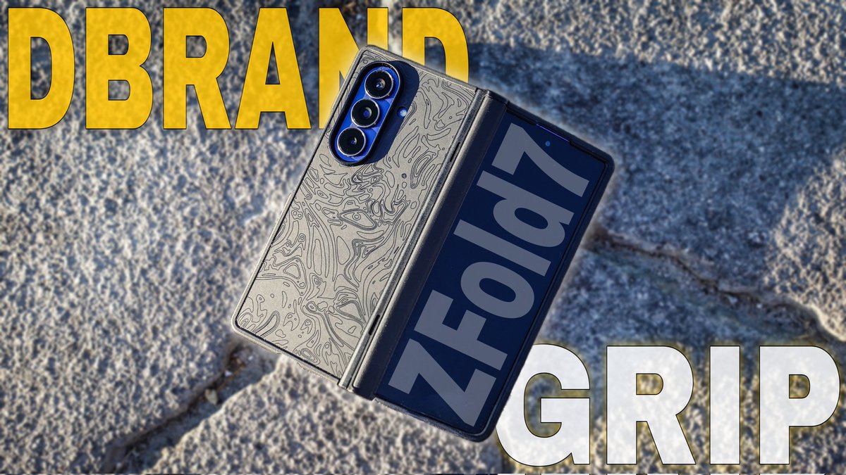 NEW VIDEO!!!
Samsung Galaxy Z Fold 7 DROP TEST &amp; Review With <a href="/dbrand/">dbrand</a> Grip Case! #GalaxyZFold7 Check it out!

Video link: youtu.be/nMkdO-_fhyU?si…