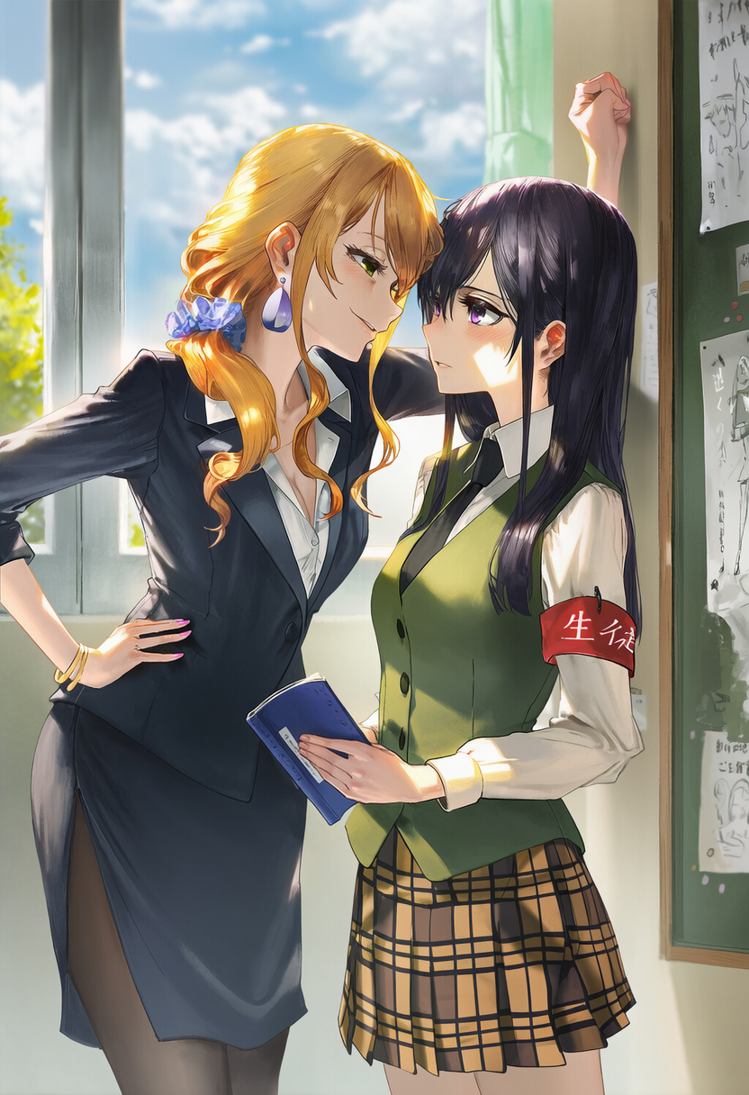 百合漫画　推しちゃれ　citrus　額装高精細複製画　藍原柚子　藍原芽衣 百合漫画 推しちゃれ citrus 額装高精細複製画 藍原柚子 藍原