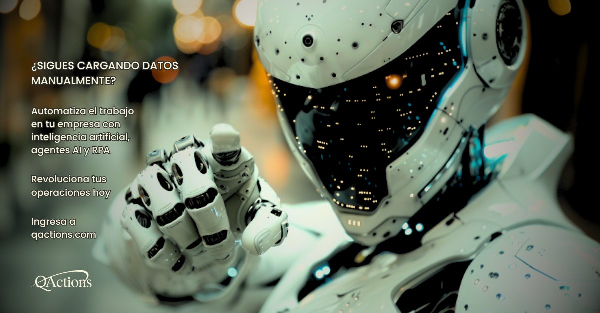 JoinQactions's tweet image. 🔁RPA + IA no es el futuro. Es eficiencia en tu empresa hoy. Automatiza procesos repetitivos, libera a tus equipos y multiplica tu ROI.
📈 + Retorno de la inversión / + Ganancias
⏱ – Tiempo perdido / – Errores
🙅‍♂️ – Tareas manuales / – Operaciones

#QActions #RPA #IA #Automation