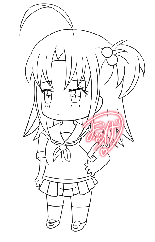 塗るかどうか分からないけれども、
突発的にあいかちゃんのちびキャラを描きました❣
久し振りに描くと、色々と感慨深いですね～☪️😊✨