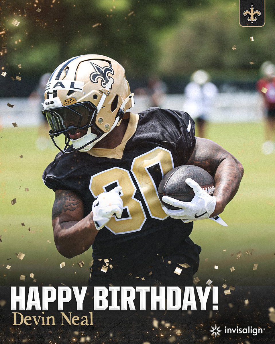 Happy Birthday, Devin Neal! 🎉

#Saints | <a href="/Invisalign/">Invisalign</a>