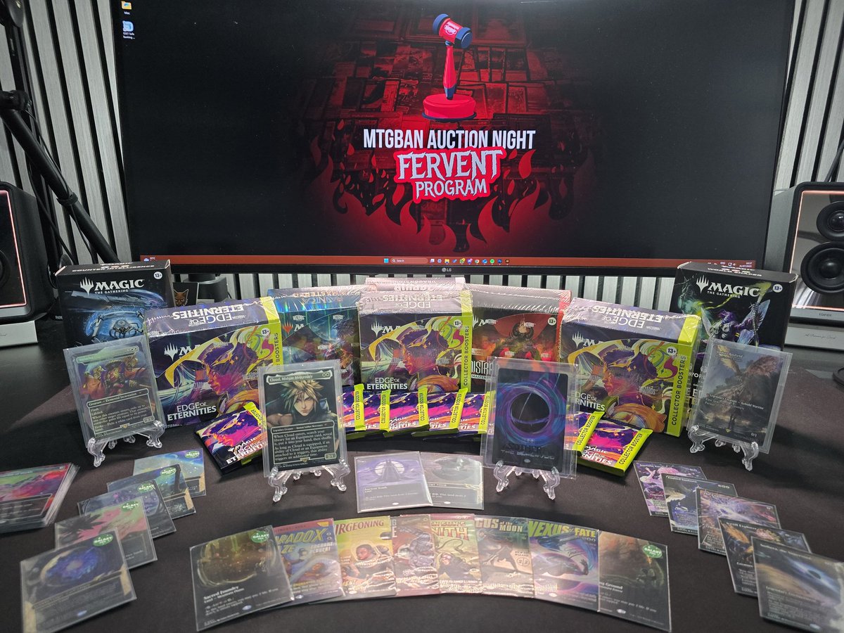 Auction night with Edge of Eternities tonight!