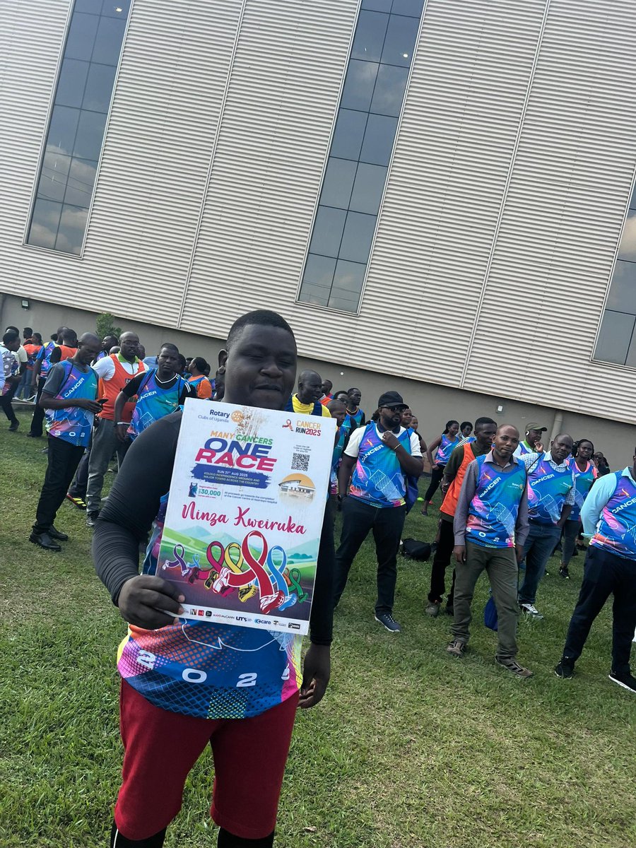 Get ready for the Rotary cancer Run on 31st August by securing yourself a running 🎽 kit.
 Many Cancers - One Race
register.rotaryugandacancer.org
donate.rotaryugandacancer.org
#CancerRunUg25