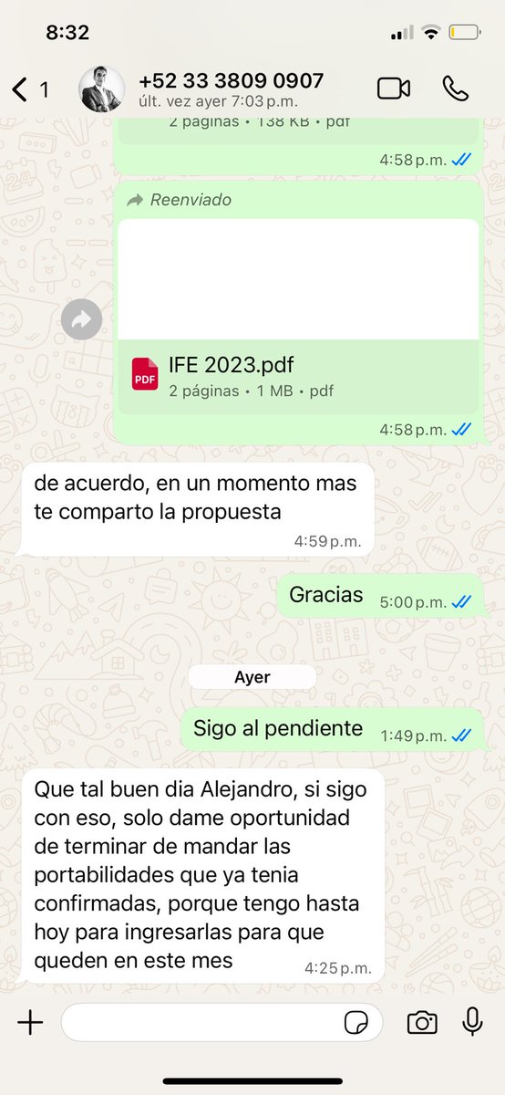 Una semana a través de correos electrónicos y dos días por WhatsApp, no han sido suficientes para poder contratar una nueva línea con <a href="/Telcel/">Telcel</a> con esa ineficiencia, no me queda duda porque el Sr. Slim se opone a la reducción de jornada laboral.