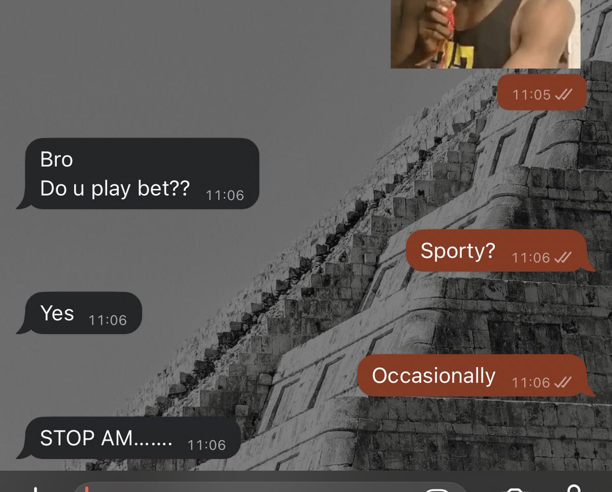 Season never start! Only God knows what this man has seen 🤣🤣