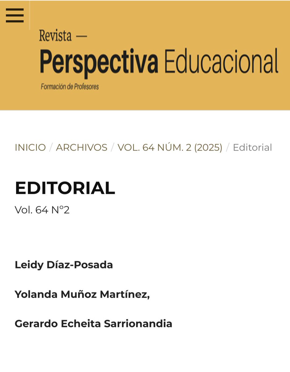 myolandam's tweet photo. Se acaba de publicar un monográfico sobre "Procesos de Investigación Participativa para la Transformación Escolar con Perspectiva Inclusiva" que editamos Evelyn Díaz, Gerardo Echeitay yo en la Revista Perspectiva Educacional https://t.co/SUWQ35W7CQ https://t.co/Hkd5VScXQf
