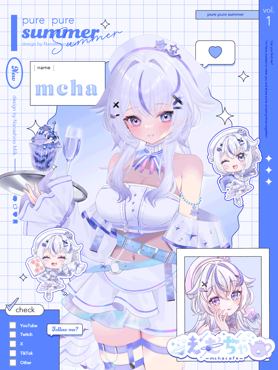 えむちゃ えむちゃ (mcha) カフェメイド宇宙人V🪐☕️ (@mchadayo0) / Posts / X