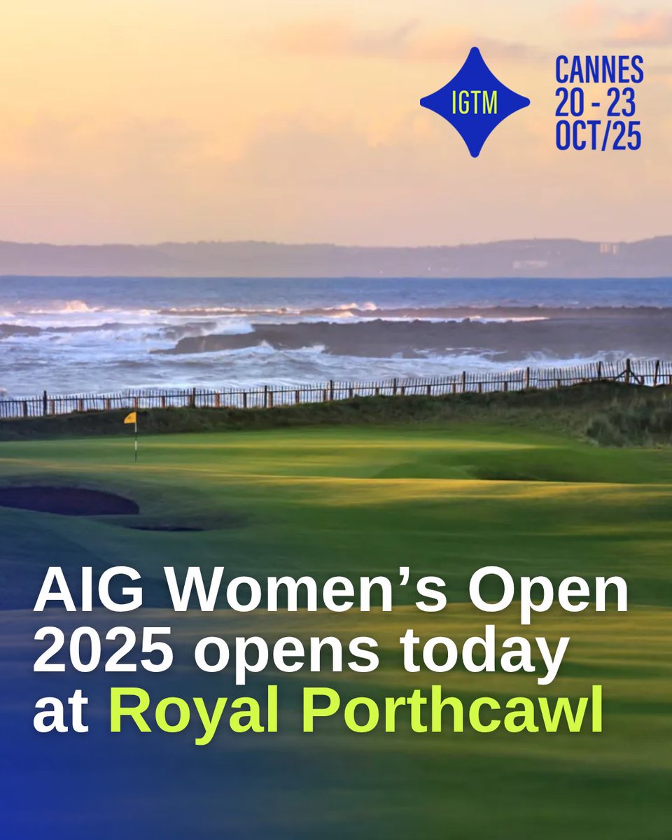 🏌️‍♀️ Royal Porthcawl is hosting the #AIGWomensOpen 2025 – and we’re thrilled to see this world-class venue get the spotlight it deserves.

We experienced its magic during the IGTM Golf Day in 2021, and it’s clear why it’s now set to welcome the best in women’s golf.

#IGTM