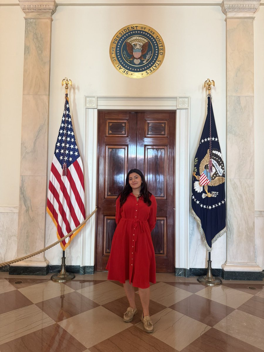 I’m in the White House! 🇺🇸🗽