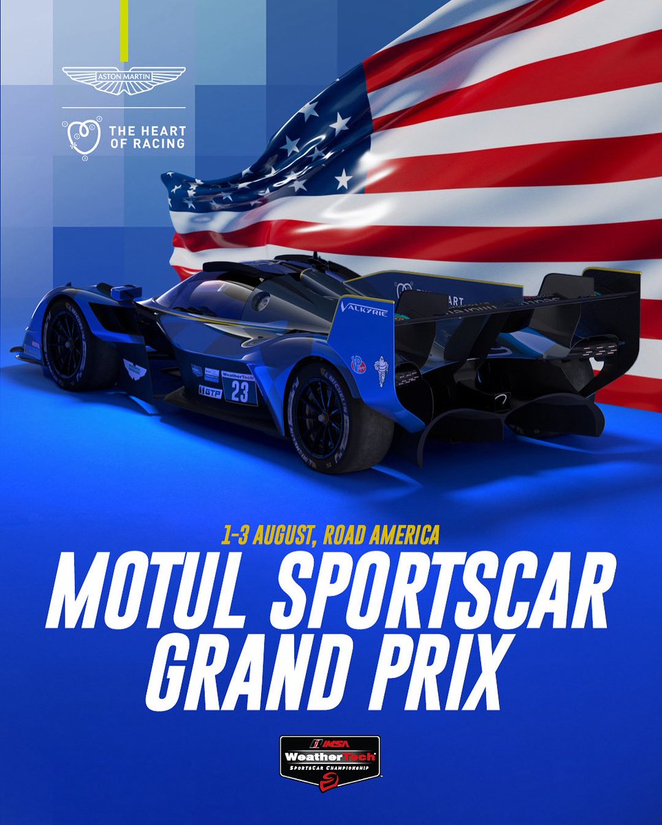 You’ve never heard Road America quite like this before… time for the Aston Martin Valkyrie to fire back into the IMSA fray.

#AstonMartin #ValkyrieHypercar #IMSA