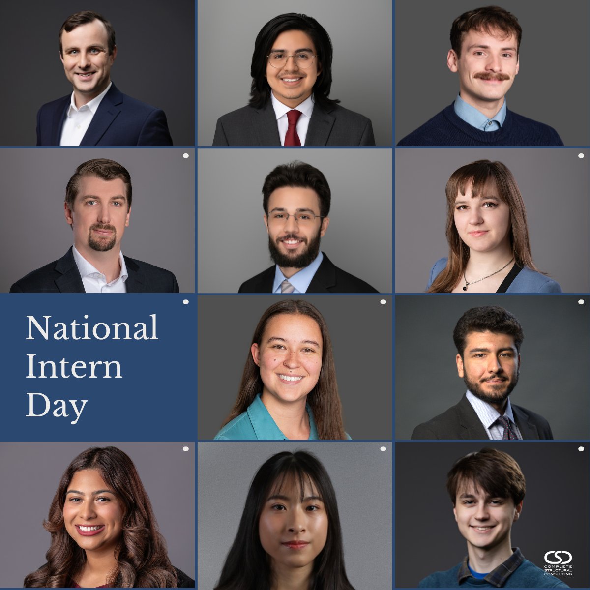 CompStructural's tweet image. We don’t just mentor interns, we invest in future leaders. Eleven employees have started as interns, including two principals. We believe in giving interns real-world experience, meaningful responsibility, and a seat at the table. Here’s to the interns who help shape our success.