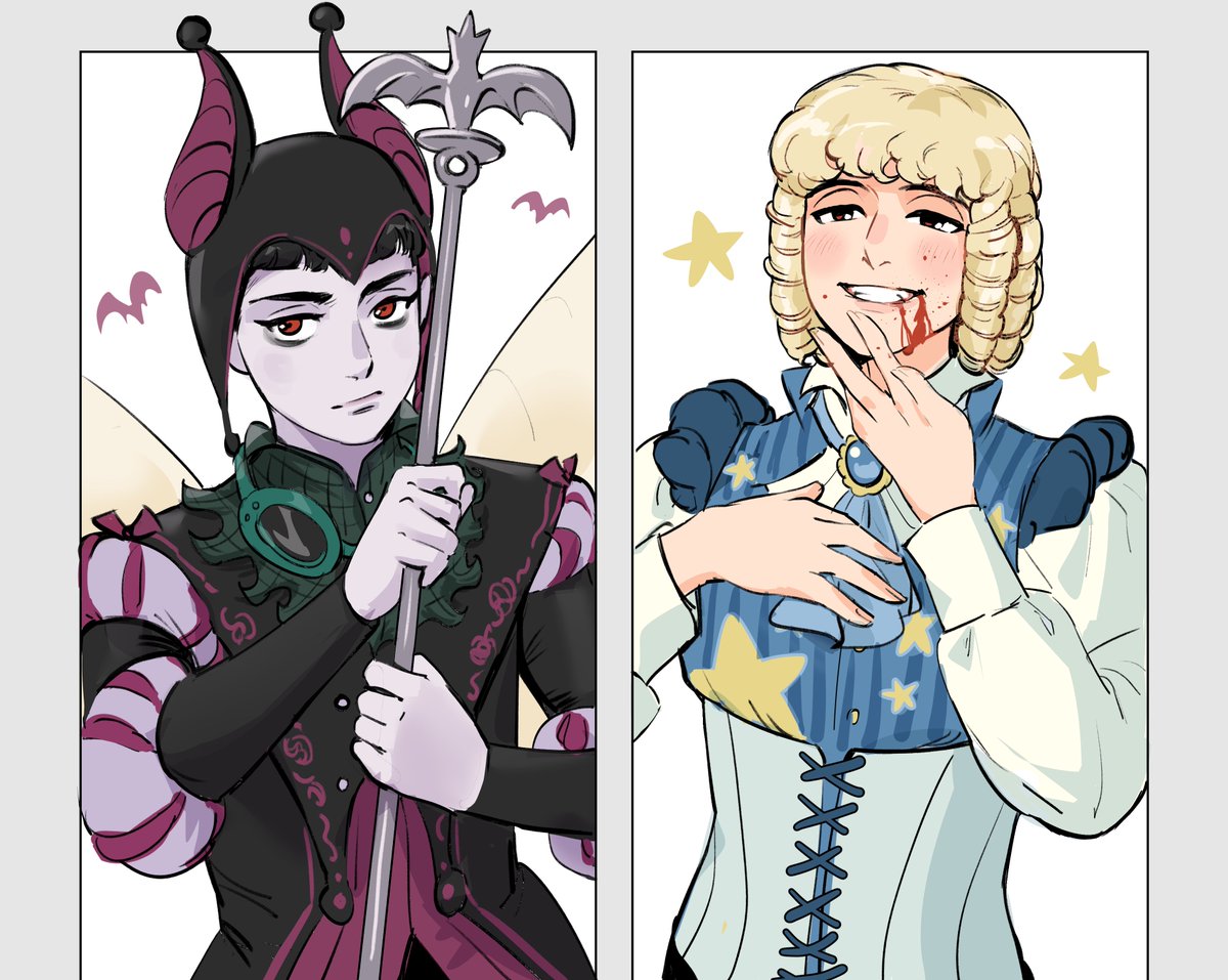 (สลับเผ่ากับดอยล์! แฟรี่ดอยล์ &amp; แวมไพร์แม็กซี่ 🦇🧛🩸

เสียใจด้วยนะด้วย เราเวอร์ชั่นแวมไพร์มีเขี้ยวน่ะ 😝)