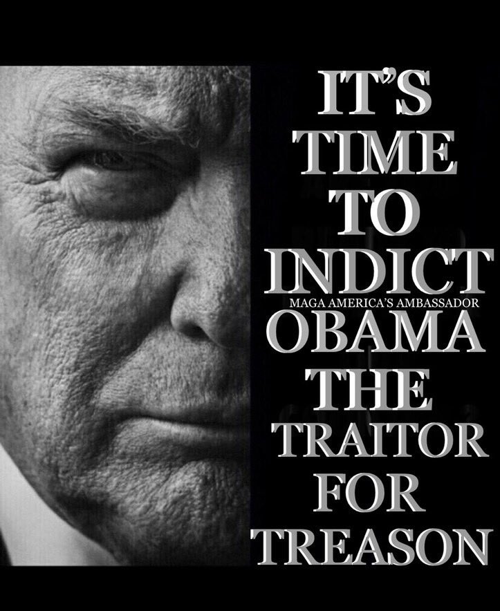 If they can arrest Trump on fake crimes - they can arrest Obama on REAL treason.