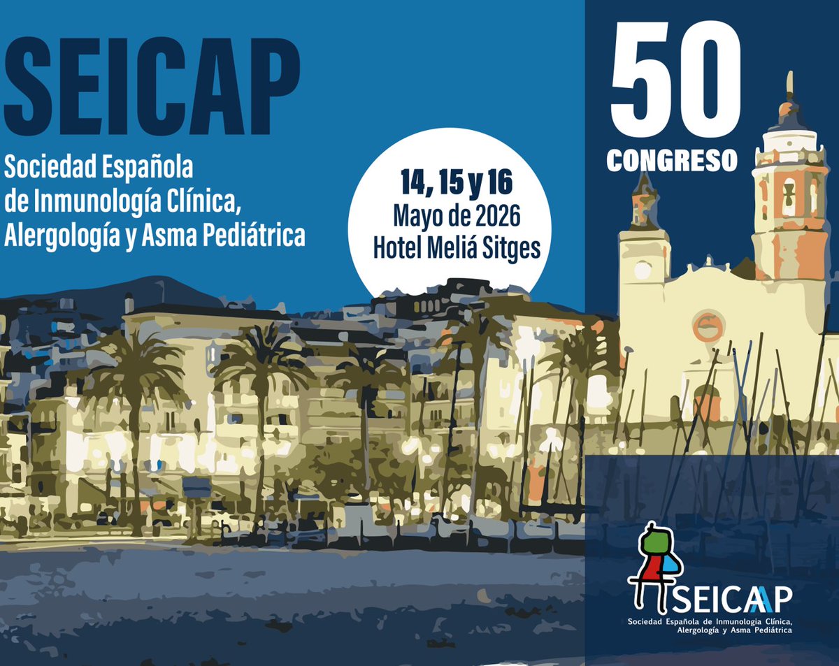 📢 ¡50 Congreso SEICAP 2026!

📆14, 15 y 16 de mayo 

📍Hotel Meliá Sitges 

¡Os esperamos a todos el próximo año en la nueva edición del Congreso SEICAP!