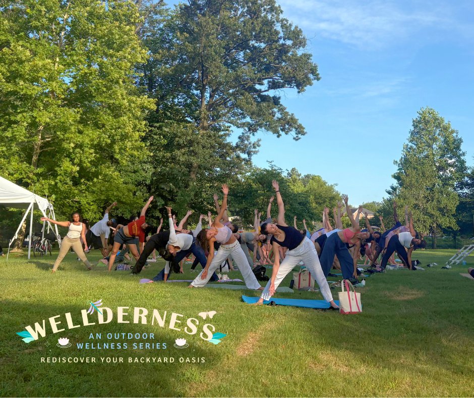 Join us for WELLderness at #KenilworthAquaticGardens this weekend! Register here:eventbrite.com/organizations/…

‼️The parking lot and main entrance are currently closed,  street parking only. Enter the park by the green NPS tent at the intersection of Anacostia Ave &amp; Douglas St.🪷