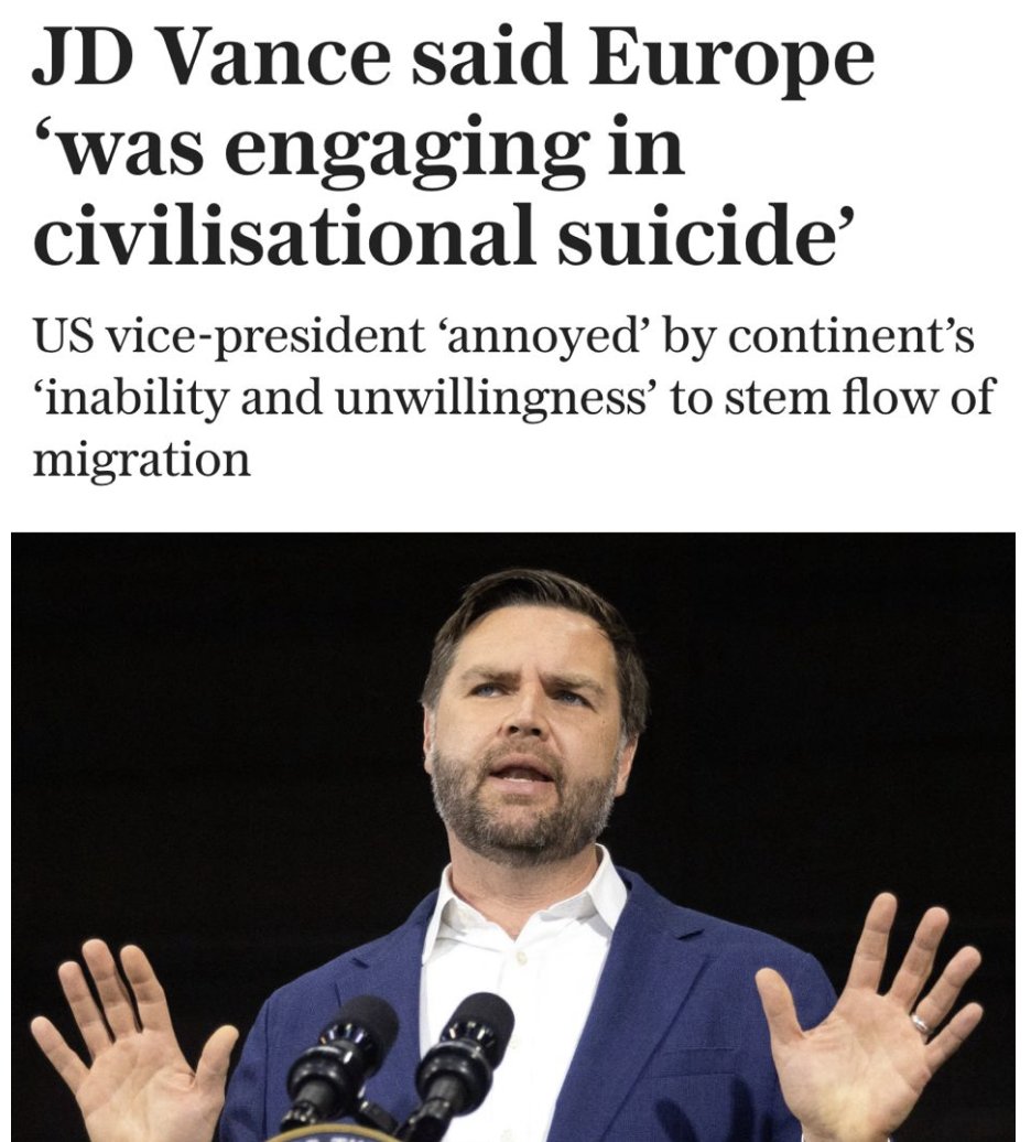 This is correct, <a href="/JDVance/">JD Vance</a> is absolutely correct.