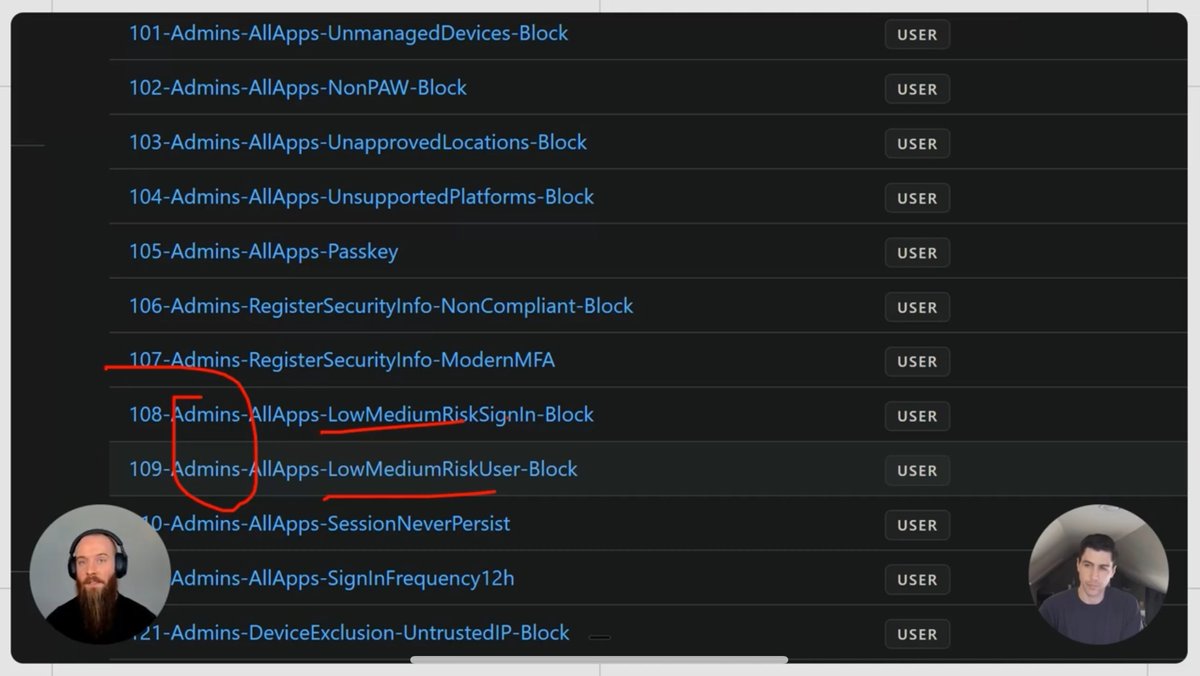 Ru Campbell (@rucam365) on Twitter photo New video: 1hr of advanced Conditional Access deep dives with <a href="/NateHutch365/">Nate Hutchinson</a> at <a href="/Threatscape/">Threatscape</a>.
Covering nuanced scenarios like app allow listing, missing app management, and really stretching CA into some cool and uncommon uses.
WATCH: youtu.be/DkCq8wWN9Sc New video: 1hr of advanced Conditional Access deep dives with <a href="/NateHutch365/">Nate Hutchinson</a> at <a href="/Threatscape/">Threatscape</a>.
Covering nuanced scenarios like app allow listing, missing app management, and really stretching CA into some cool and uncommon uses.
WATCH: youtu.be/DkCq8wWN9Sc