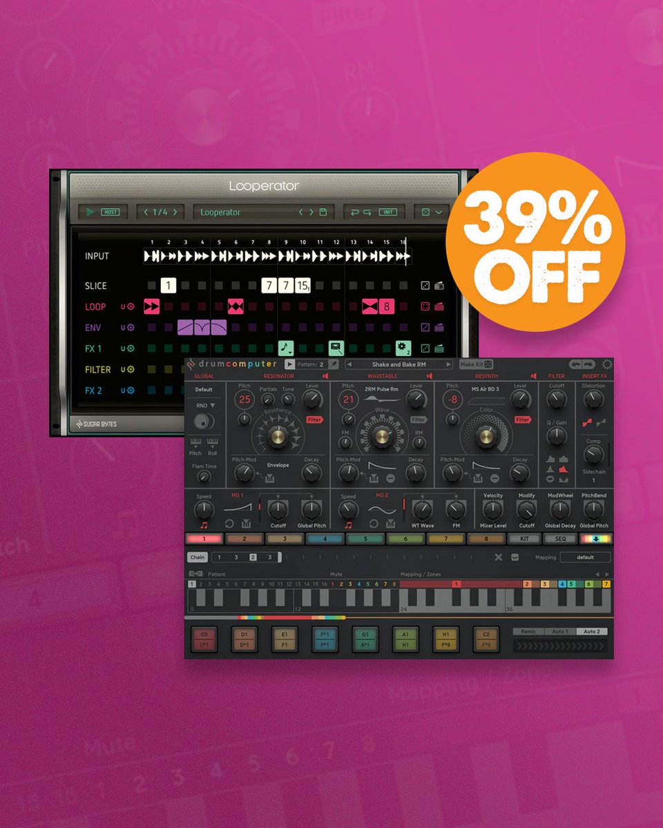 PluginFox (@pluginfox) on Twitter photo Sugar Bytes Summer Sale ☀️
Save up to 39% on select plugins
Buy here - pluginfox.com/collections/su…
Sale ends August 22nd ⏰
<a href="/sugar_bytes/">Sugar Bytes</a> #sugarbytes #pluginfox #plugindeals #pluginsales #dtm #plugins #vstplugins Sugar Bytes Summer Sale ☀️
Save up to 39% on select plugins
Buy here - pluginfox.com/collections/su…
Sale ends August 22nd ⏰
<a href="/sugar_bytes/">Sugar Bytes</a> #sugarbytes #pluginfox #plugindeals #pluginsales #dtm #plugins #vstplugins