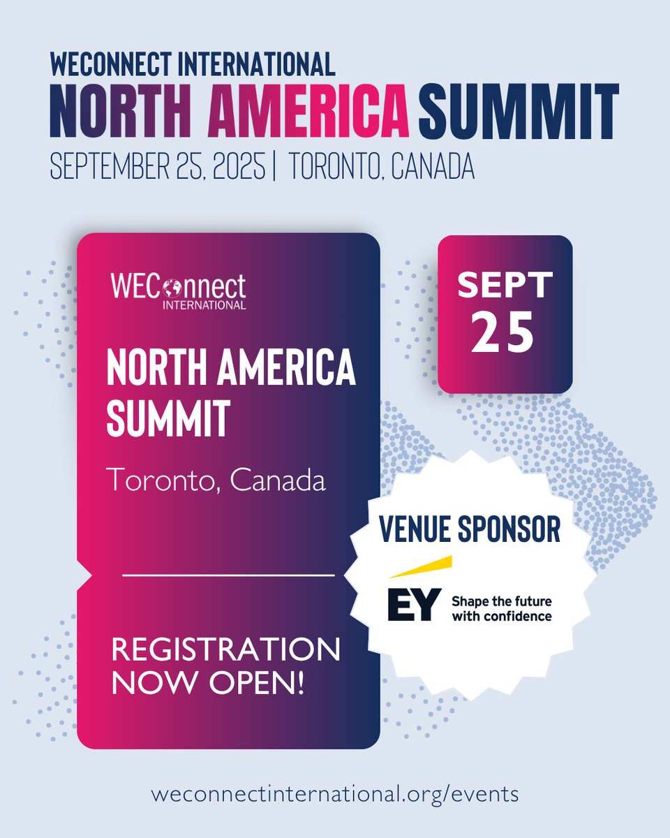 Join us in Toronto on September 25! This summit  promises to be dynamic forum for sharing perspectives and driving opportunity for women-owned businesses in Canada and beyond.

🔗 Learn more &amp; register here: hubs.la/Q03ztfWJ0