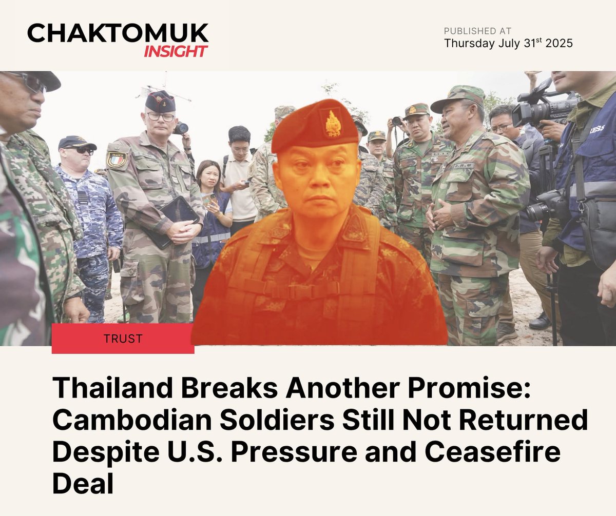 kaelyers's tweet photo. Our Khmer soldiers were captured and haven't returned. Mothers cry. Wives wait. But Thailand only responds with more lies, more denial, more silence. WE WANT OUR SOLDIERS BACK WE WANT JUSTICE!! 

STOP SPREADING MISINFORMATION
#ThailandStopFakeNews
#ExposeThailandLies https://t.co/DqerQFy91A