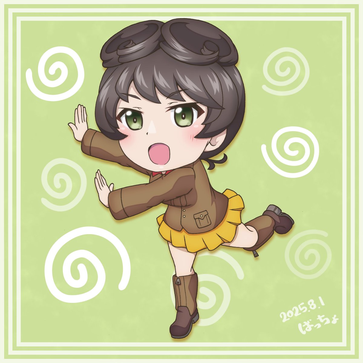 細見さんお誕生日おめでとうございます！！
昨年絵の手直し再掲です！

#細見静子生誕祭2025 
#細見静子生誕祭 
#garupan