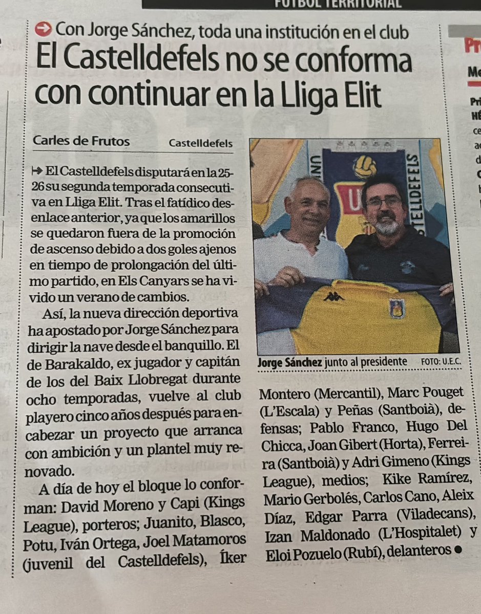 futbolbase17's tweet photo. Un tot terreny per l
@uecastelldefels , qui no coneix a Jorge!! #castelldefels @FCF_CAT #lligaElit https://t.co/DoUvD9AsGk