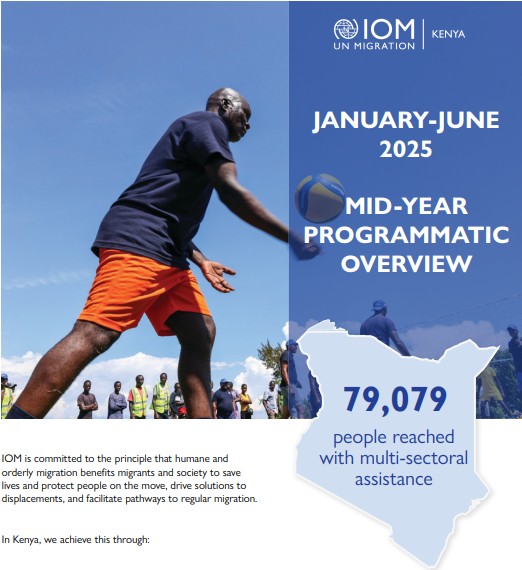 Since the beginning of 2025, IOM has supported over 79,000 people in #Kenya with multi-sectoral assistance.

Learn more about our work contributing towards safe, orderly and regular migration in our newly released Mid-Year Programmatic Overview!

kenya.iom.int/resources/prog…