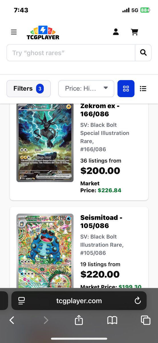 zenforcetcg's tweet photo. Seismitoad is the 4th most expensive card in Black Bolt after Zekrom BWR/SIR and Victini. The Shinji Kanda effect is real 📈 https://t.co/pDbgOqTVaD