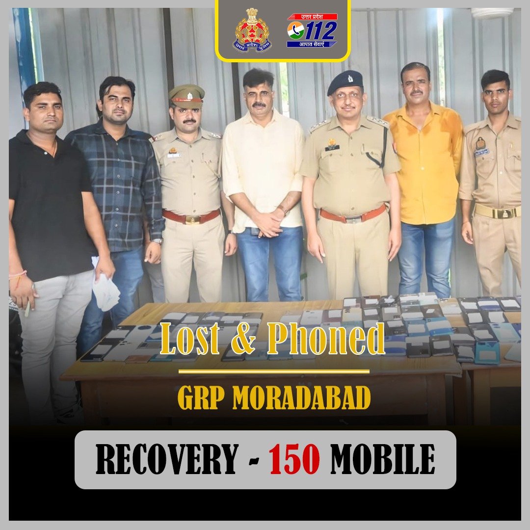 UP POLICE (@uppolice) on Twitter photo "Operation Ring Return!"
<a href="/spgrpmoradabad/">SP GRP Moradabad</a> के थाना जीआरपी गाजियाबाद द्वारा 150 खोए हुए मोबाइल फोन बरामद कर उनके स्वामियों को सुपुर्द किए गए।
#RingReturn
#TrustRecharged "Operation Ring Return!"
<a href="/spgrpmoradabad/">SP GRP Moradabad</a> के थाना जीआरपी गाजियाबाद द्वारा 150 खोए हुए मोबाइल फोन बरामद कर उनके स्वामियों को सुपुर्द किए गए।
#RingReturn
#TrustRecharged