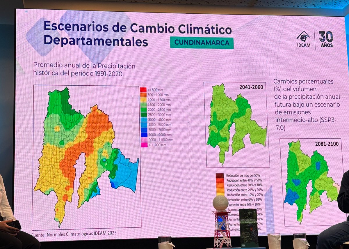 JimenaPuyana's tweet image. Hoy se presentan los escenarios departamentales de cambio climático de Colombia. Gran logro del @IDEAMColombia un gran honor para @PnudColombia acompañarles en este esfuerzo. Clave para tomar decisiones basadas en ciencia. visualizador.ideam.gov.co/portal/apps/st…