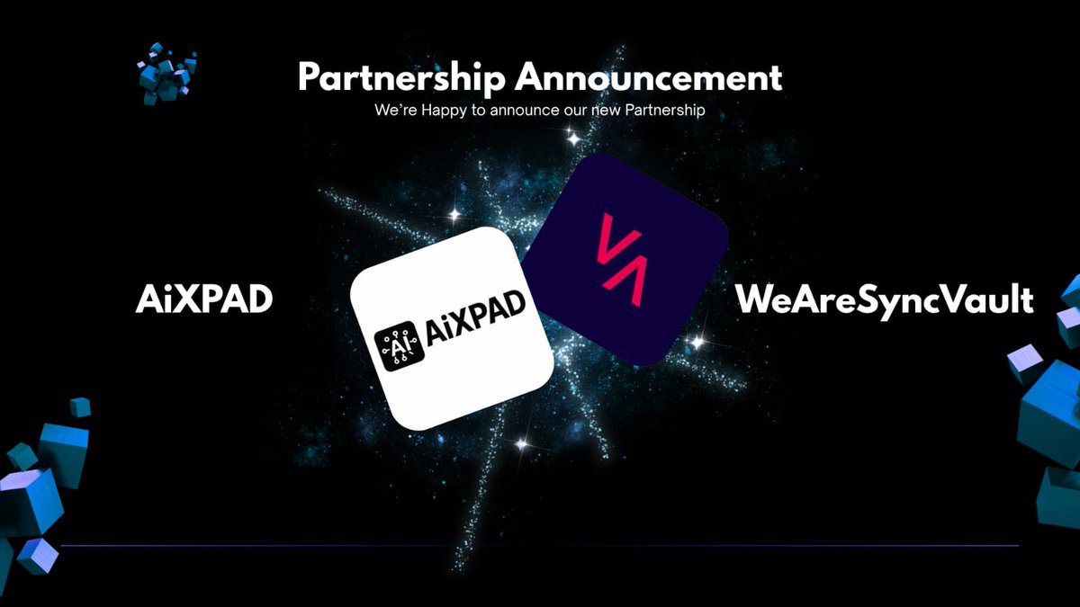 Aix_Pad's tweet image. 🚨 PARTNERSHIP ANNOUNCEMENT 🚨
@WeAreSyncvault x @Aix_Pad

We’re thrilled to announce a partnership between SyncVault (SVTS) — the tokenised engagement ecosystem transforming the creator economy — and AIXPAD, the decentralized AI platform pioneering adaptive RNA medicine.

🤝…