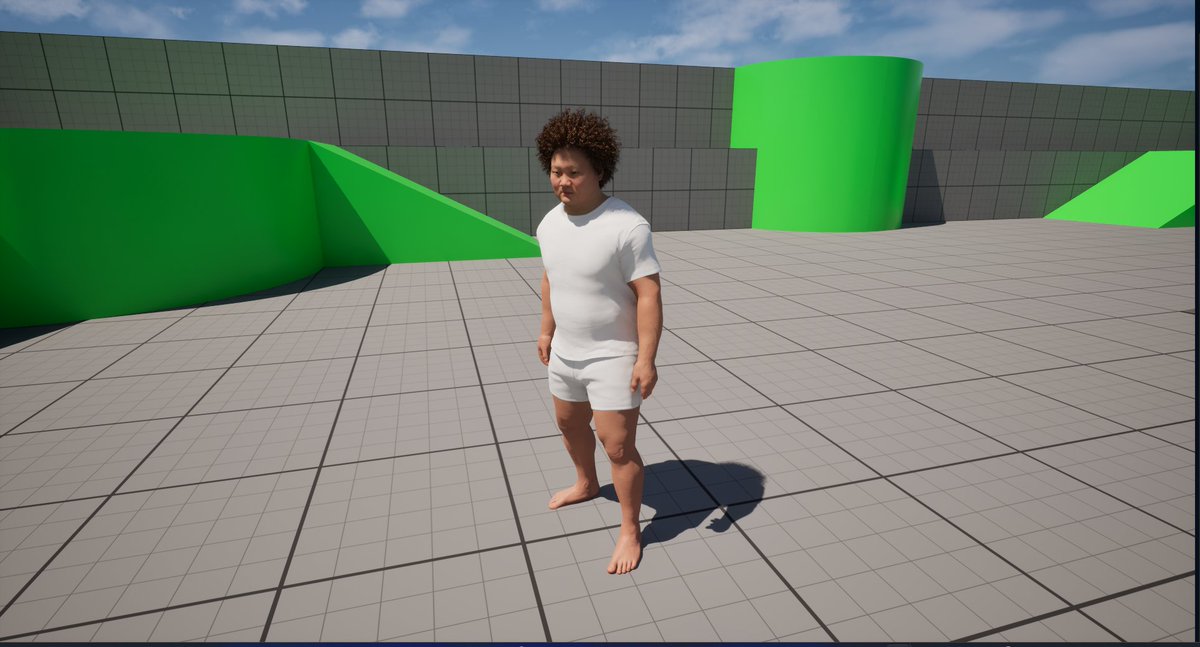 MetaHumanで主人公キャラ作れた！