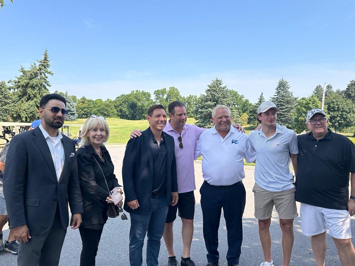 Joined Premier <a href="/fordnation/">Doug Ford</a> and fellow MPPs at the 2025 Leader's Golf Classic on Wednesday. Great day connecting with colleagues on and off the course. Always energizing to spend time with the team!
 
#SilviaGualtieri #MPP #Mississauga #Mississaugaeastcooksville #inthecommunity