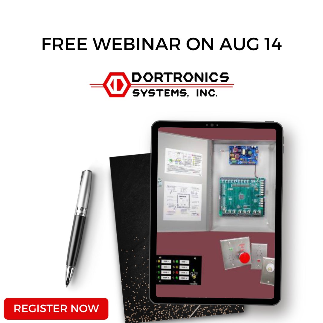 Join us for our FREE Live #Webinar on Electronic Locking Devices for Access Control Systems sponsored by <a href="/DortronicsSI/">Dortronics Systems</a> on August 14th @ 1 pm ET/10 am PT.

Register Now: signin.aecdaily.com/register/MLN11…

Save Your Spot &amp; Join The Conversation!

#ceu #aia #architects #design #buildingdesign