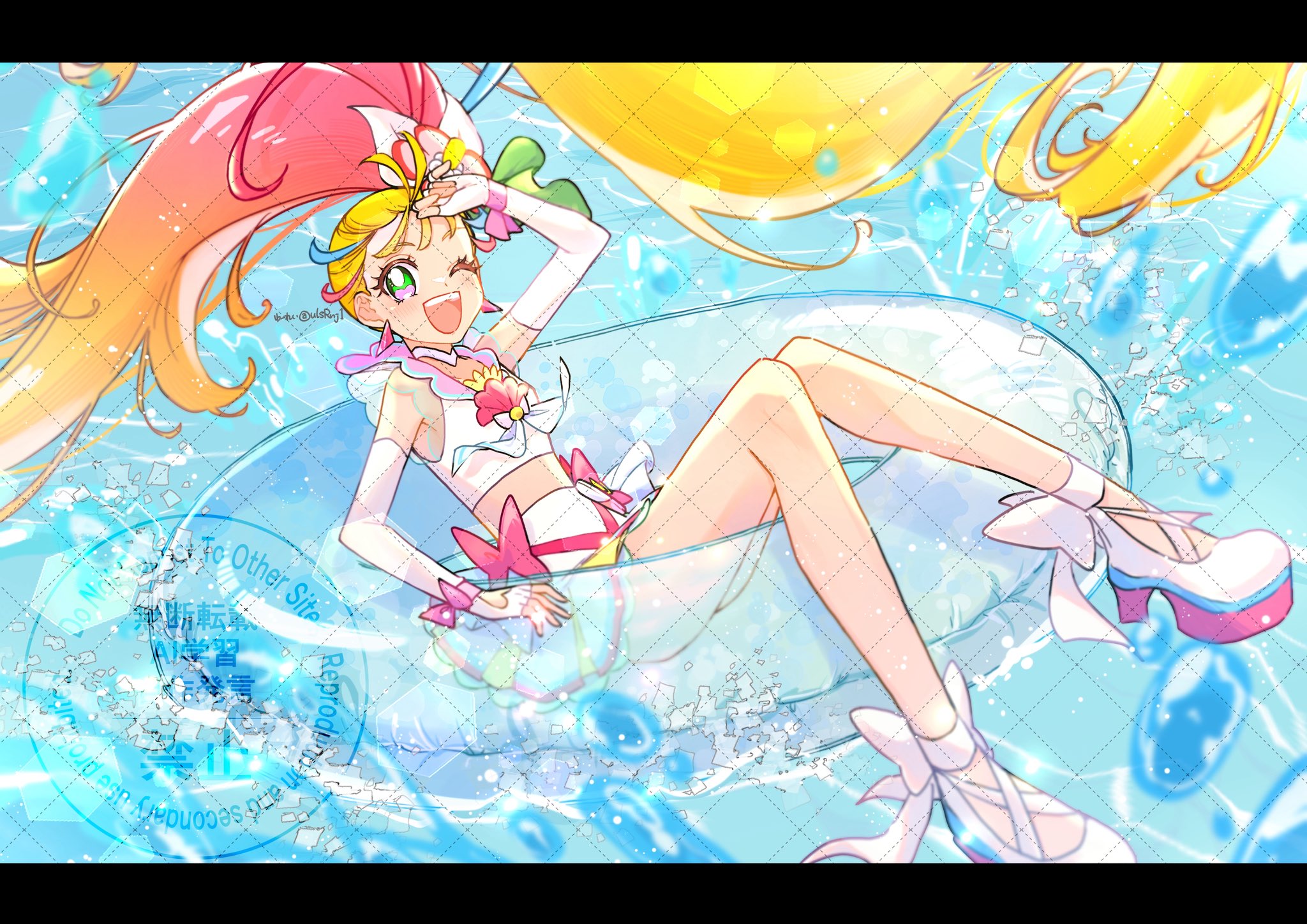 キャンバスアート　キュアサマー 51TcCU1lFEL._UF350,350_QL50_.jpg