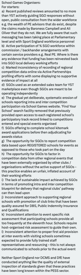 Active Matters (@mattersactive) on Twitter photo #PhysicalEducation #SchoolSports #UnitingTheMovement: Enough is enough! The evident need for <a href="/CMcKinnellMP/">Catherine McKinnell MP</a> <a href="/bphillipsonMP/">Bridget Phillipson</a> & <a href="/Steph_Peacock/">Stephanie Peacock MP</a> to adopt THOROUGH investigation of flawed, intentional practices occurring within tax payer funded School & Community PE and Sport provision #PhysicalEducation #SchoolSports #UnitingTheMovement: Enough is enough! The evident need for <a href="/CMcKinnellMP/">Catherine McKinnell MP</a> <a href="/bphillipsonMP/">Bridget Phillipson</a> & <a href="/Steph_Peacock/">Stephanie Peacock MP</a> to adopt THOROUGH investigation of flawed, intentional practices occurring within tax payer funded School & Community PE and Sport provision