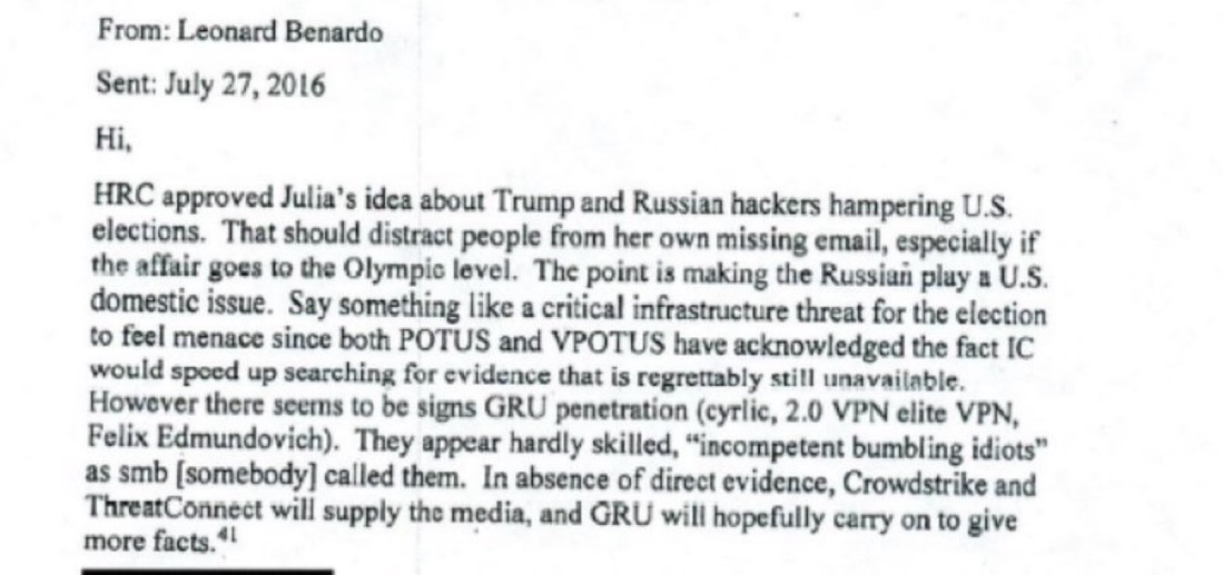 HILLARY CLINTON APPROVED OF THE HOAX.

LOCK HER UP!