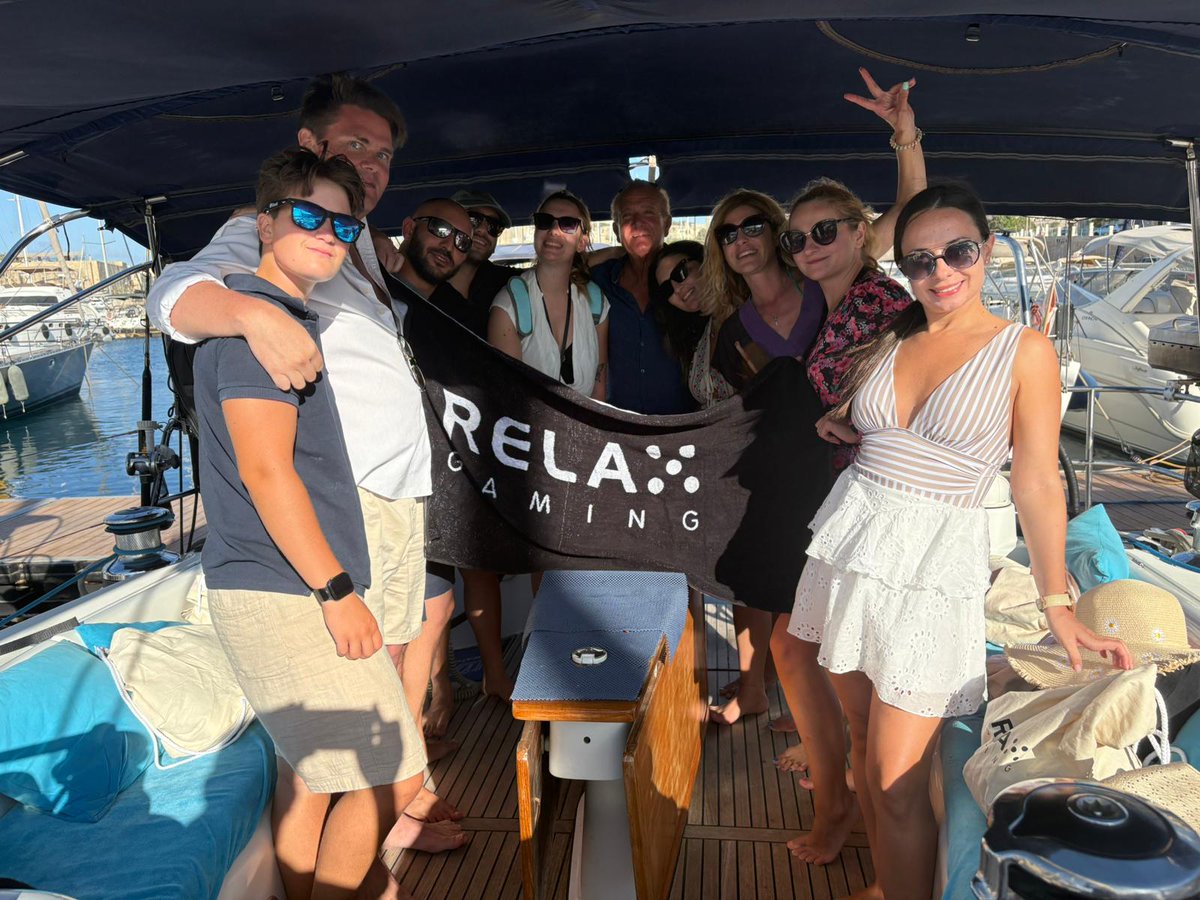 RelaxGamingLtd's tweet photo. All aboard for iGaming! Relax at Sea is back again!
 
What better way to enjoy the Maltese summer than sailing in style with top studios @RedRakeGaming, SYNOT, and @AvataruxS along the stunning coastline? ❤️
 
Thank you for joining us!
 
#RelaxAtSea #RelaxGamingLife https://t.co/HI1O7e0NvD