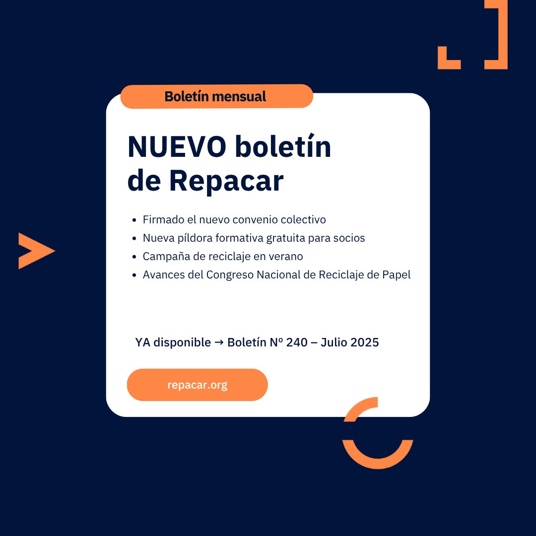 En el nuevo #BoletínRepacar, recopilamos toda la información de actualidad de la entidad y del sector y próximos eventos que no te puedes perder.

Accede 👉 AQUÍ 🔗  repacar.org/boletin-no-240…