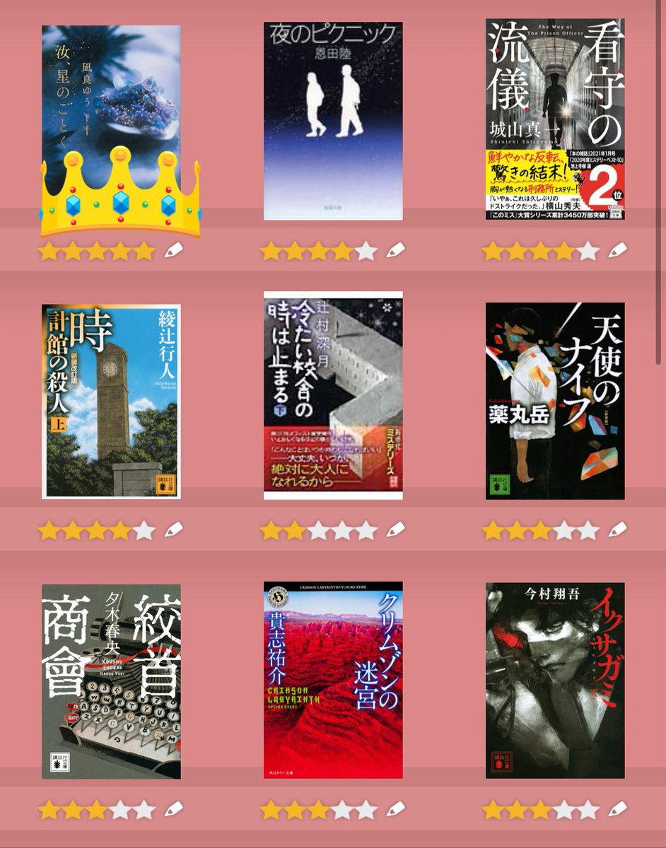 aplle_sk's tweet photo. #7月読了本
21冊！！ハイペースでしたが、鬼滅の刃にのめり込みすぎて月終わりの方にはゆっくりに…
今月泣ける本に沢山出会いました。
来月も沢山読もう🦋 https://t.co/b7KFVkBEtz