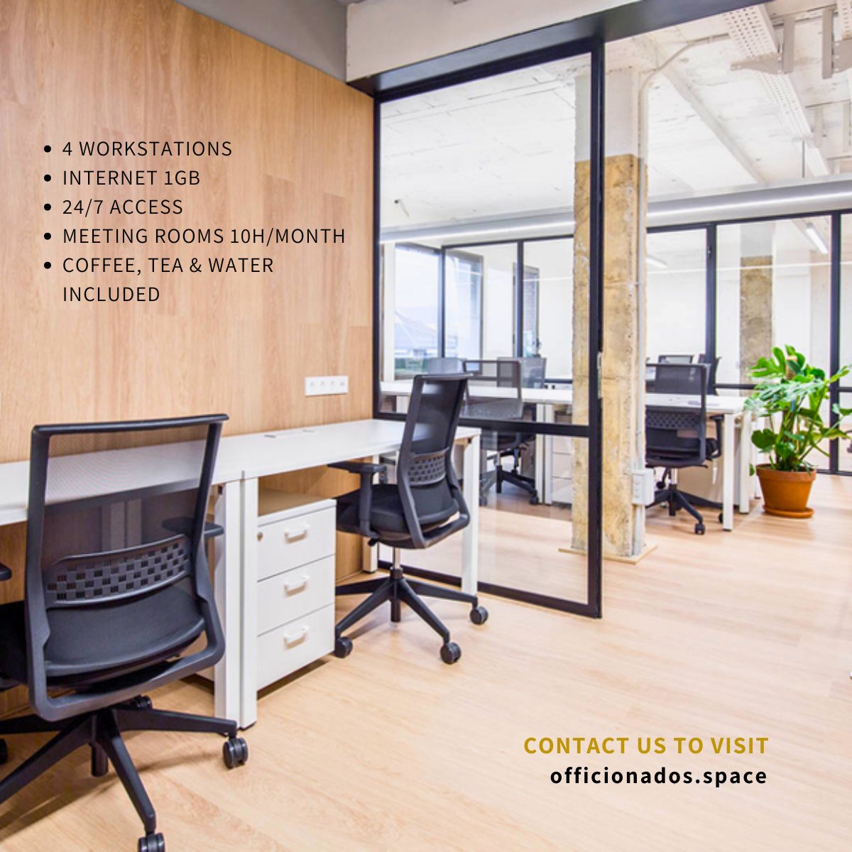 Officionados's tweet photo. A rare spot just opened up in one of Barcelona’s top workspaces ☕🌇

Office for 4 → rooftop, events, coffee, and more.
📩 DM to grab it before it’s gone.
#Barcelona #Officionados #FlexOffice #CoworkingBarcelona #PrivateOffices https://t.co/snWF7fnhFQ