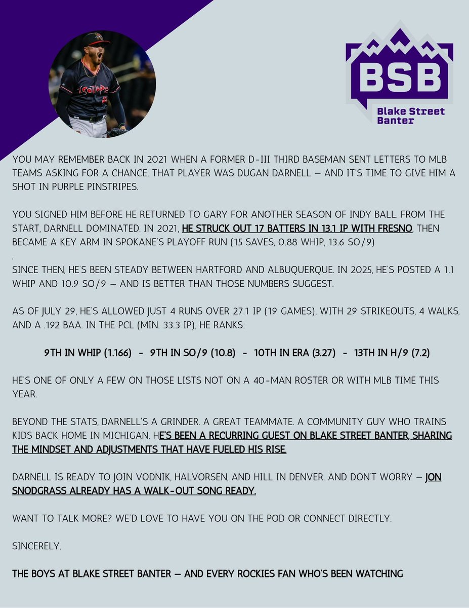 Blake Street Banter ⚾🌮 tweet media