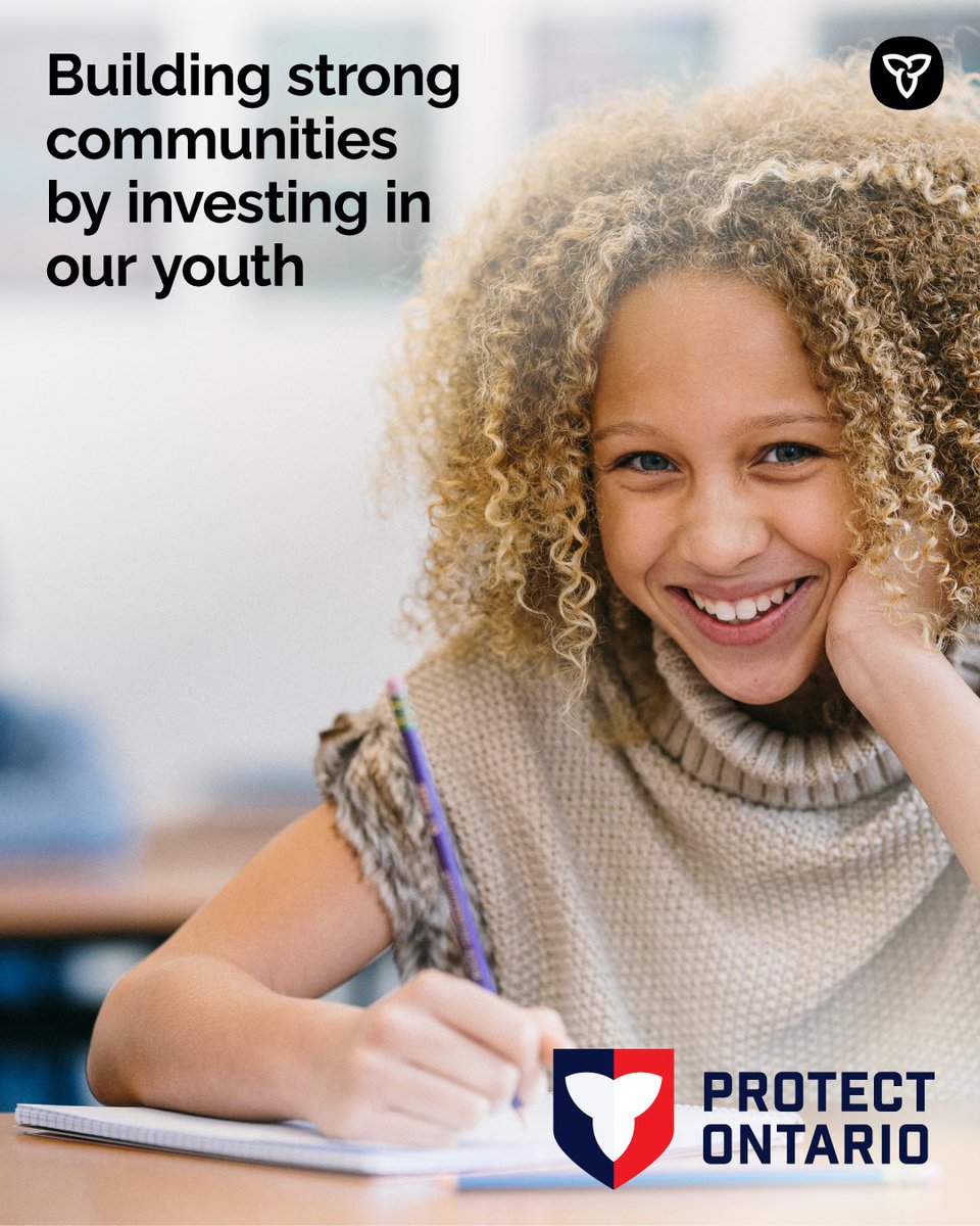 📢 Ontario is investing more than $2.5 million through the Youth Opportunities Fund to support groups that are opening doors for our youth—removing roadblocks and helping them thrive.

Learn more:
🔗 otf.ca/our-grants/you…