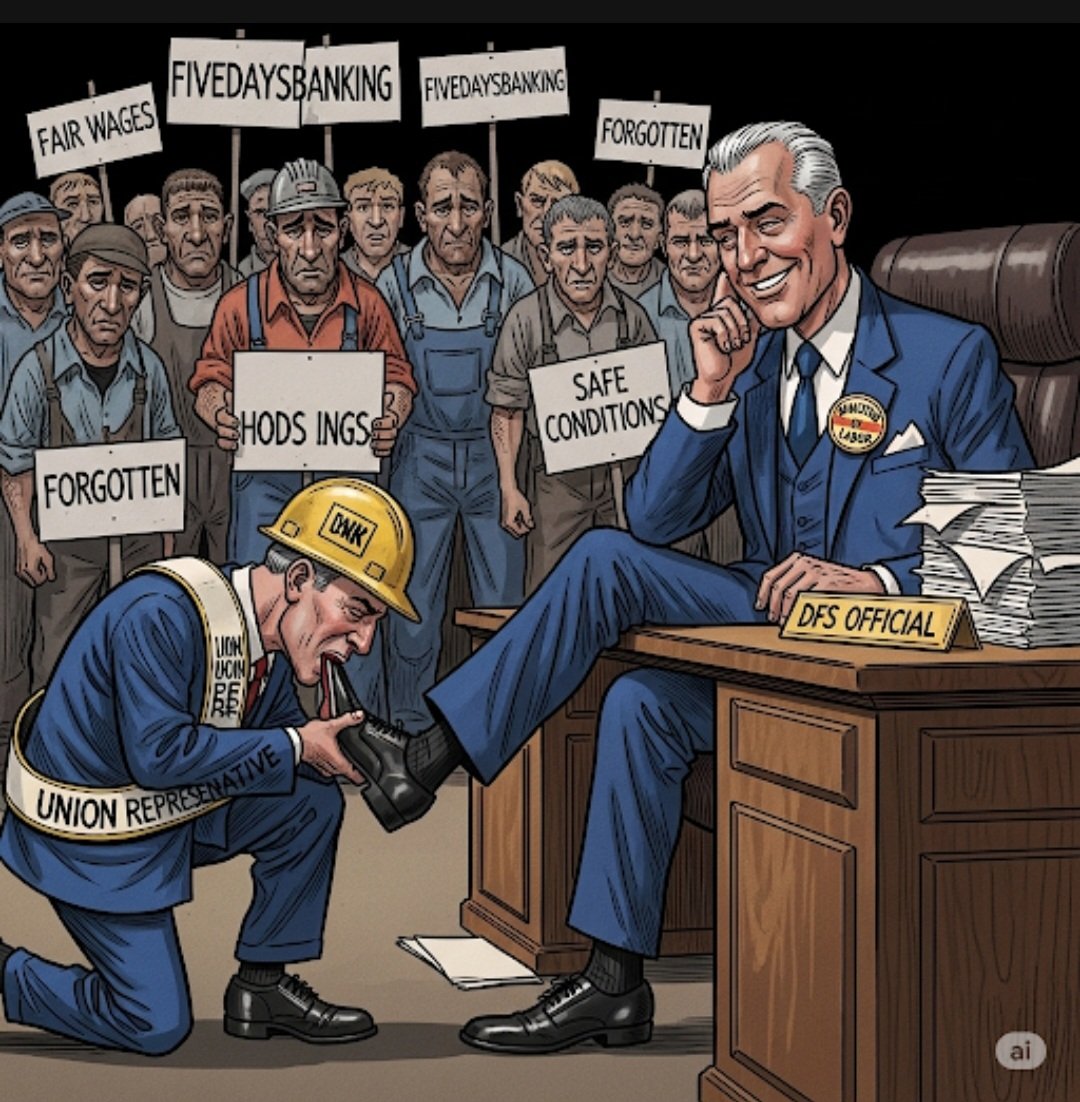 PSBPunch's tweet image. Day-177
As i decided i will keep tweeting for #5days_Banking 
Untill it get implemented .
आज से मेरा डेली का काम रहेगा ।
नहीं हो पा रहा #5DayBanking तो गद्दी छोड़ो और किसी और को मौका दो प्रिय @ChVenkatachalam और सभी रिटायर्ड बैंक के नेता।
#fivedays
 #5daysbanking
 @ChiefIba…