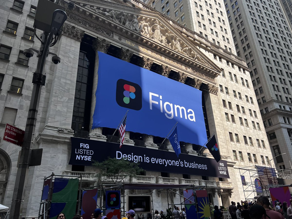 Congrats <a href="/figma/">Figma</a>!!! So proud of you <a href="/jcstoy/">jasmine stoy</a> <a href="/gem_ray/">cemre güngör</a> for making this day possible 🥳🍾 IPO market opening up means more liquidity downstream for the innovation economy. More IPOs = more funding for startups 📈