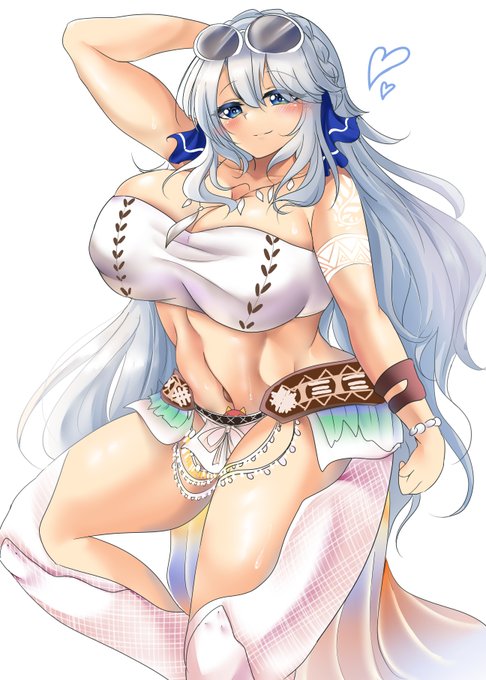 一枚羽根の首飾りと合わせて
水着レオ姉さんですよ～!
踊火の儀をもっと楽しもう!! 