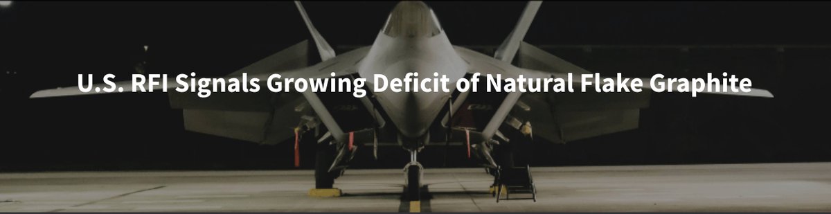 TSXV_NGC's tweet image. A U.S. Dept. of Defense Request for Information (RFI) in May to Western #graphite producers able to supply up to 48,000 tonnes of natural flake graphite by 2032 sparked little fanfare. Perhaps it should have. northerngraphite.com/perspectives-n…
#criticalminerals #northerngraphite