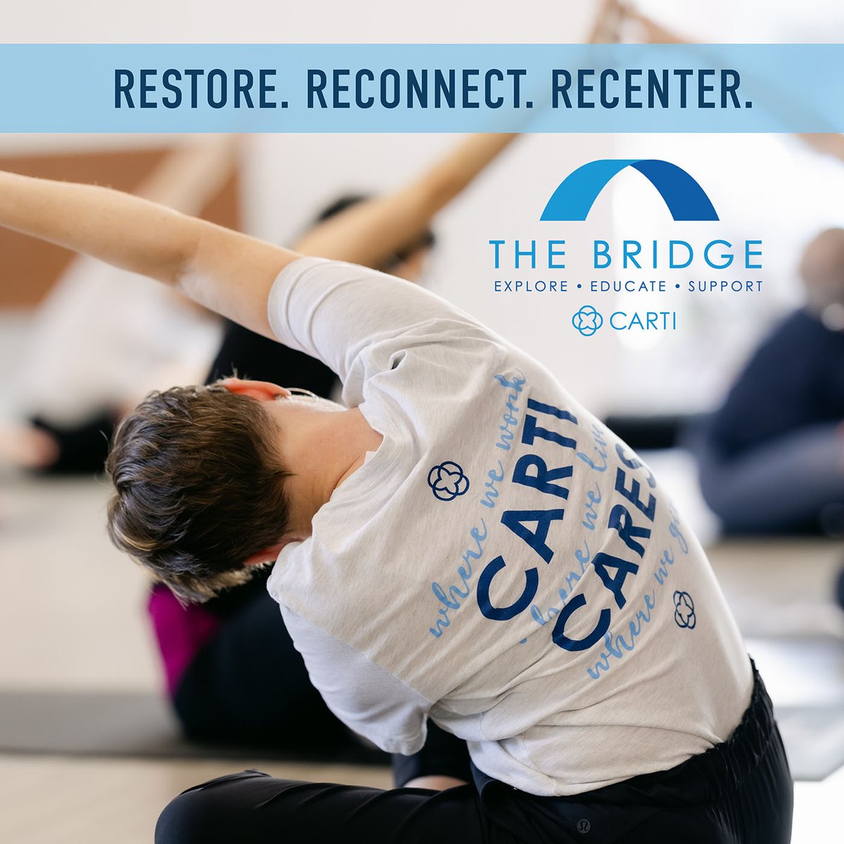 Yoga at The Bridge offers movement and peace of mind for those facing cancer. Join us weekly for in-person or virtual classes designed to support healing and renewal through every stage of the journey. Call 501.508.7894 to learn more.